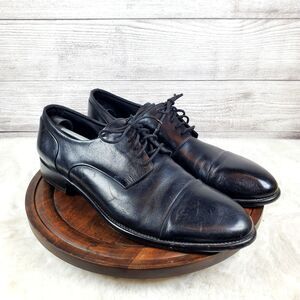 Brecos Handmade LAVORAZIONI BLAKE Black Lace Oxford Size 45 Made In Italy